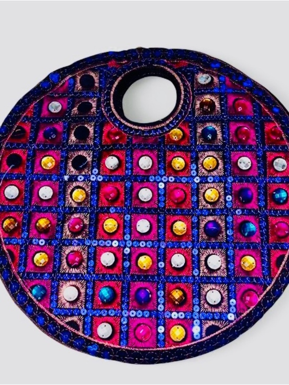 BOHO Embellished Handheld Clutch